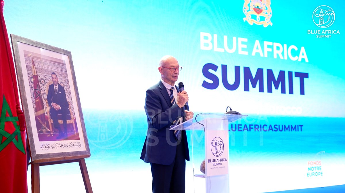 BAfricaSummit's tweet photo. 📷 Relive the images of the BLUE AFRICA SUMMIT held from November 16 to 17, 2023, in Tangier, Morocco, under the High Patronage of His Majesty King Mohammed VI.

  #BlueAfricaSummit #BAS2023 #Tangier #Africa #lasaisonbleue #FMMB #Maroc #marocco https://t.co/FpclVs7U7R