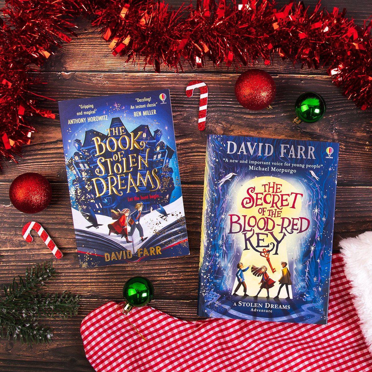 To celebrate the countdown to Christmas, we're giving away some of our brilliant books of 2023! 🌟 For the chance to win two unforgettable adventures: The Secret of the Blood-Red Key AND The Book of Stolen Dreams from @DavidFarrUK, follow us and retweet. UK only. Ends 28/11.