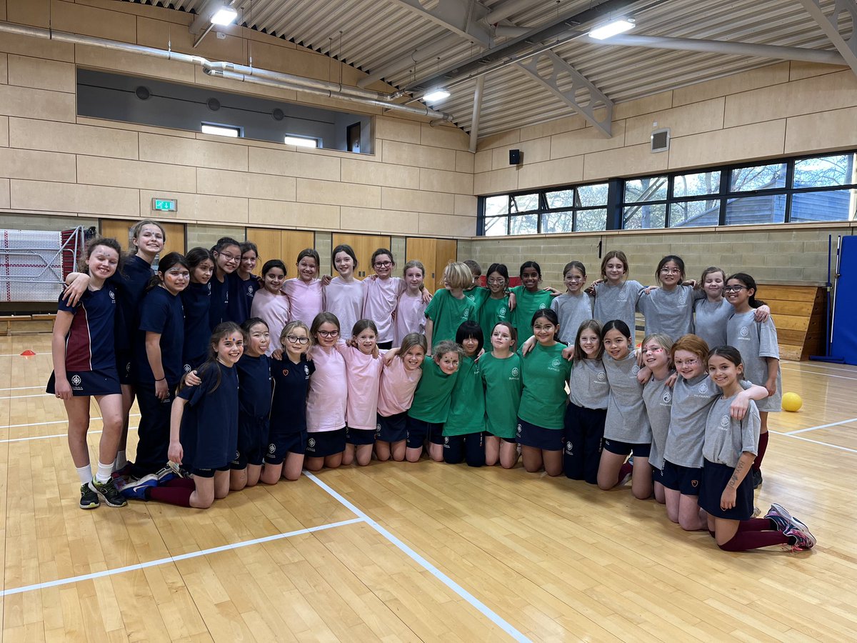 SHSKSchool's tweet photo. House #dodgeball is underway - while Upper Sixth are preparing their special #StKatesDay performance, the rest of the School is in the Sports Centre going head-to-head for House points @SHSKPE https://t.co/FnYenRgTtk