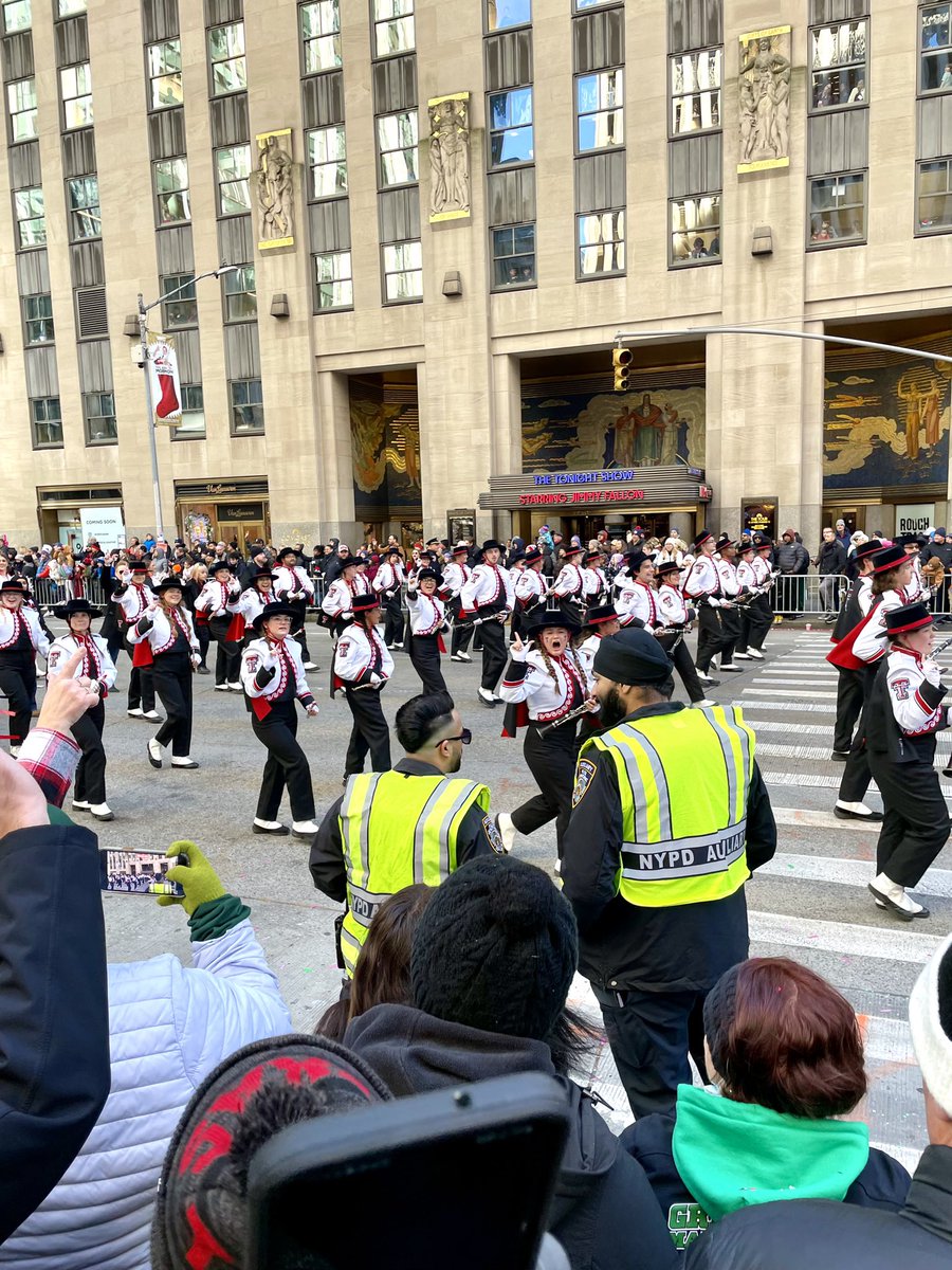 DjClampitt's tweet photo. Proud of my sister. She’s in the Macys Thanksgiving day parade.  Go Texas Tech https://t.co/0fxmUcyvSC