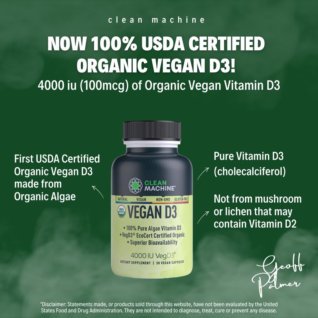 🌱 Vegan D3: Your Thanksgiving ally for bone and immune health. Shop Now: bit.ly/3RbGX6w #VeganThanksgiving #OrganicWellness