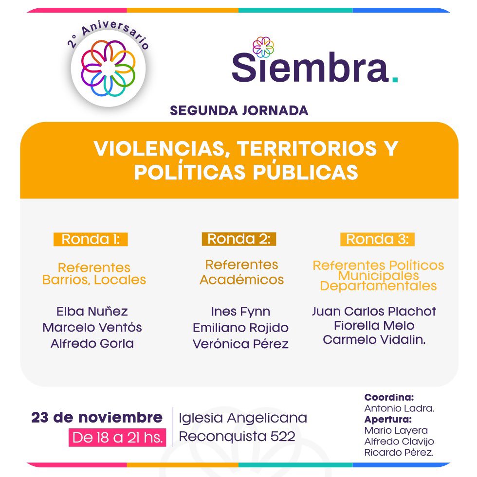 Hoy 👇🏻 

<a href="/SiembraUy/">Siembra</a>