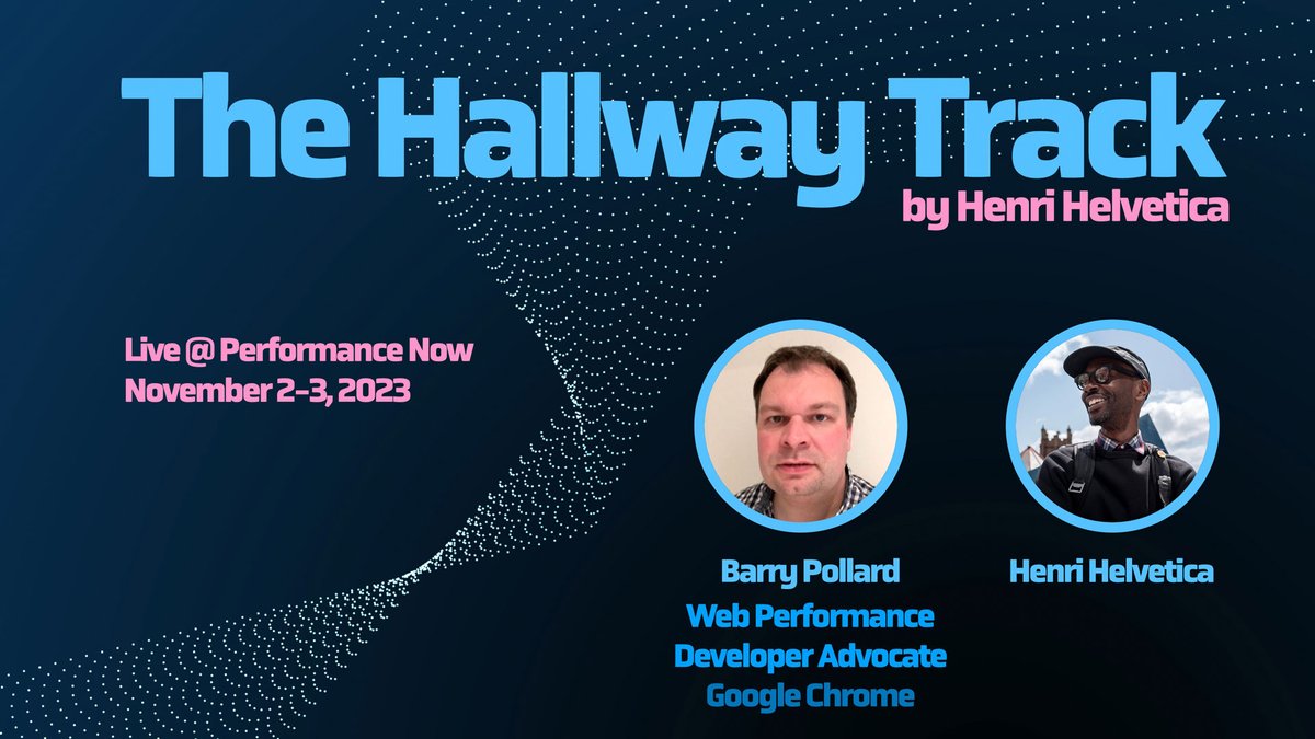 ✨ The Hallway Track w/ @tunetheweb ✨ Barry, Web Perf Dev Adv for Google Chrome was one of my guests. We quickly chatted Core Web Vitals, their course he helped edit and a few more things, all at #PerfNow. Enjoy. 🎥: youtu.be/OBjUBlQgGPs?si…