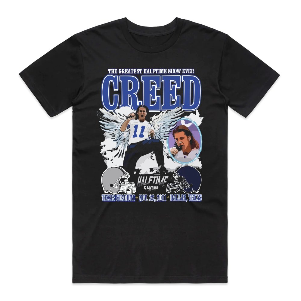 “The Greatest Halftime Show Ever”, pre-order yours today at Creed.com #Need4Creed #Creed #TheGreatestHalfTimeShowEver