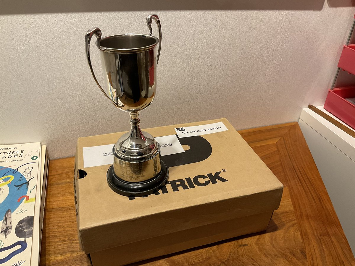 🥳 Congratulations to our little flute choir (who named themselves Flute and Nut) who came 1st place in the <a href="/LichfieldFofM/">Lichfield Festival of Music</a> Instrumental Ensemble (open) class last weekend. We haven’t quite worked out how we’re going to share the trophy round, but here it is!