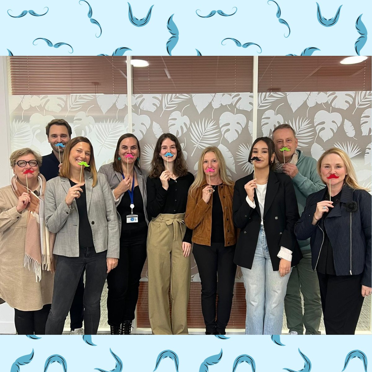 En novembre, portons la moustache pour aider la recherche contre les cancers masculins et la santé mentale. Tout comme l'équipe @AXAprevention, mobilisez-vous et faites un don si vous le pouvez, sur fr.movember.com/donate.
#Movember #SantéDesHommes #PréventionCancers