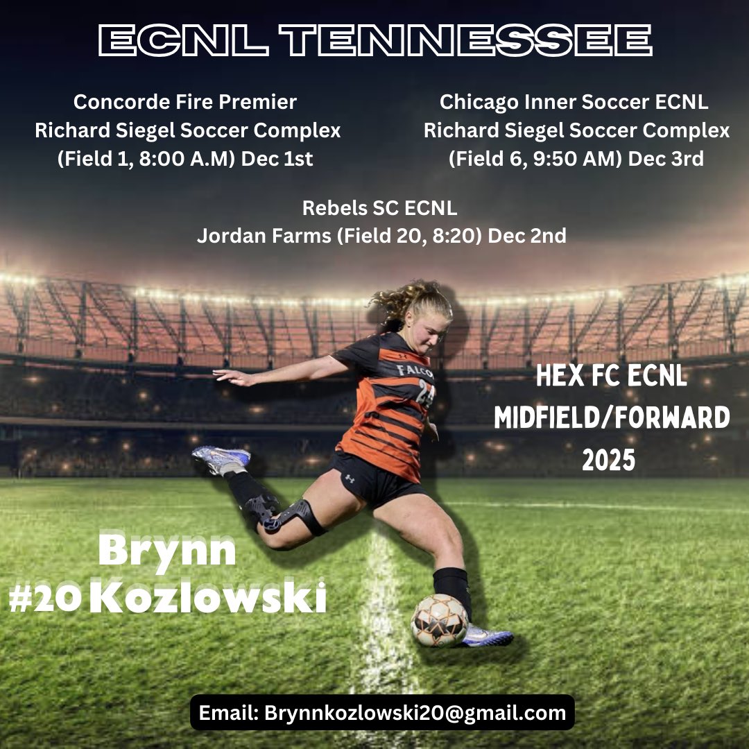 Happy Thanksgiving!! 🦃 

I am super excited for ECNL Tennessee next weekend! I hope to see you there! 

All Glory to God!

<a href="/ImCollegeSoccer/">College Soccer Truth ™</a> <a href="/ImYouthSoccer/">ECNL/GA/Recruiting/College Soccer</a> <a href="/PrepSoccer/">Prep Soccer ⚽️</a> <a href="/TheSoccerWire/">SoccerWire</a> <a href="/SSN_NCAASoccer/">Sidelines - College Soccer (logged out)</a>