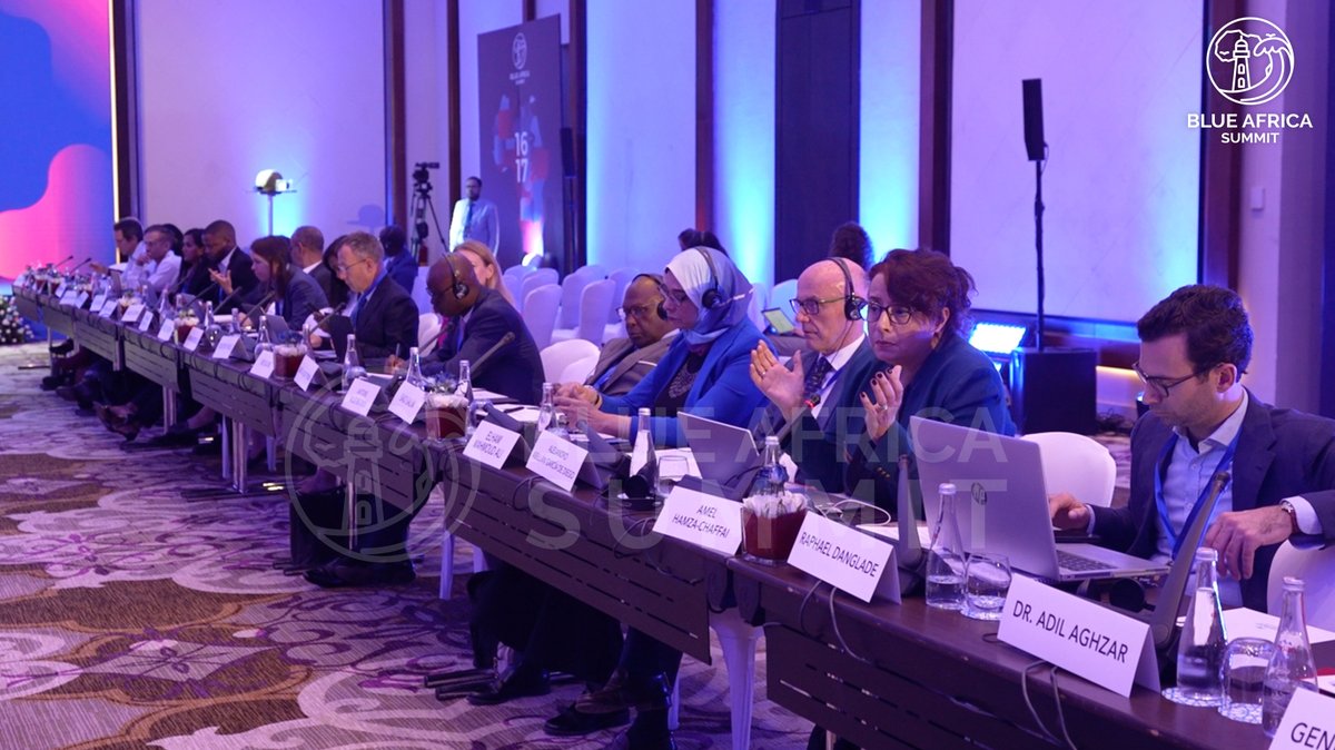 BAfricaSummit's tweet photo. 📷 Relive the images of the BLUE AFRICA SUMMIT held from November 16 to 17, 2023, in Tangier, Morocco, under the High Patronage of His Majesty King Mohammed VI.

  #BlueAfricaSummit #BAS2023 #Tangier #Africa #lasaisonbleue #FMMB #Maroc #marocco https://t.co/DAnQoIDHkU