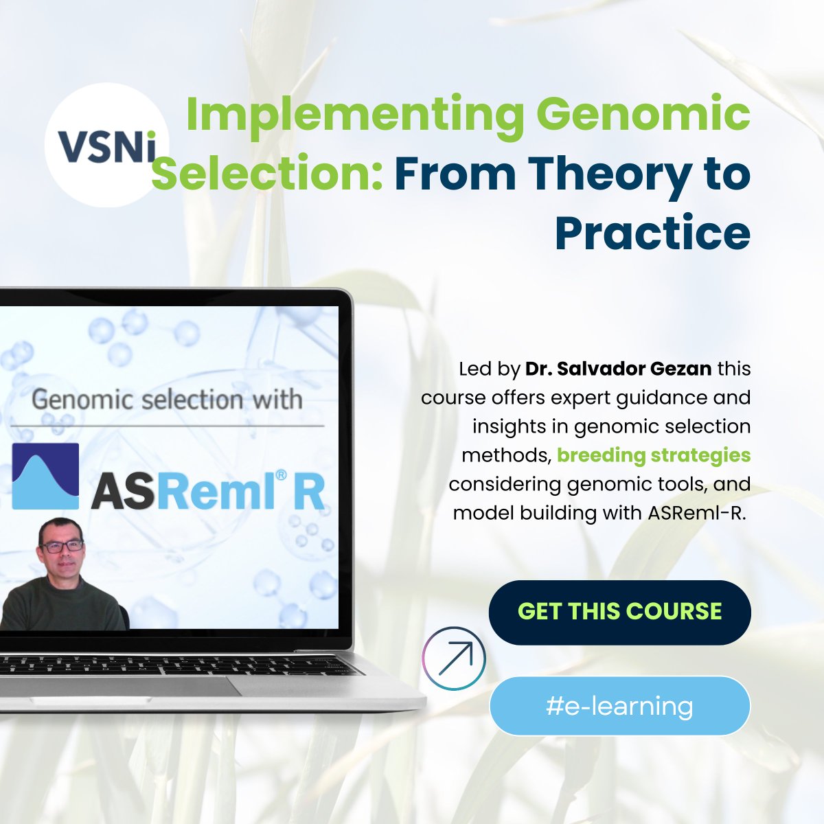 vsni's tweet photo. Dive into the world of #genomic prediction using #ASReml-R, BGLR, and rrBLUP, exploring diverse models like Bayes A/B, genomic-BLUP, RKHS &amp; more. Enroll now to elevate your skills and receive a complimentary 90-day ASReml-R license.
https://t.co/A476aQaK58 #GenomicSelection #r https://t.co/MGSRwNYrfa