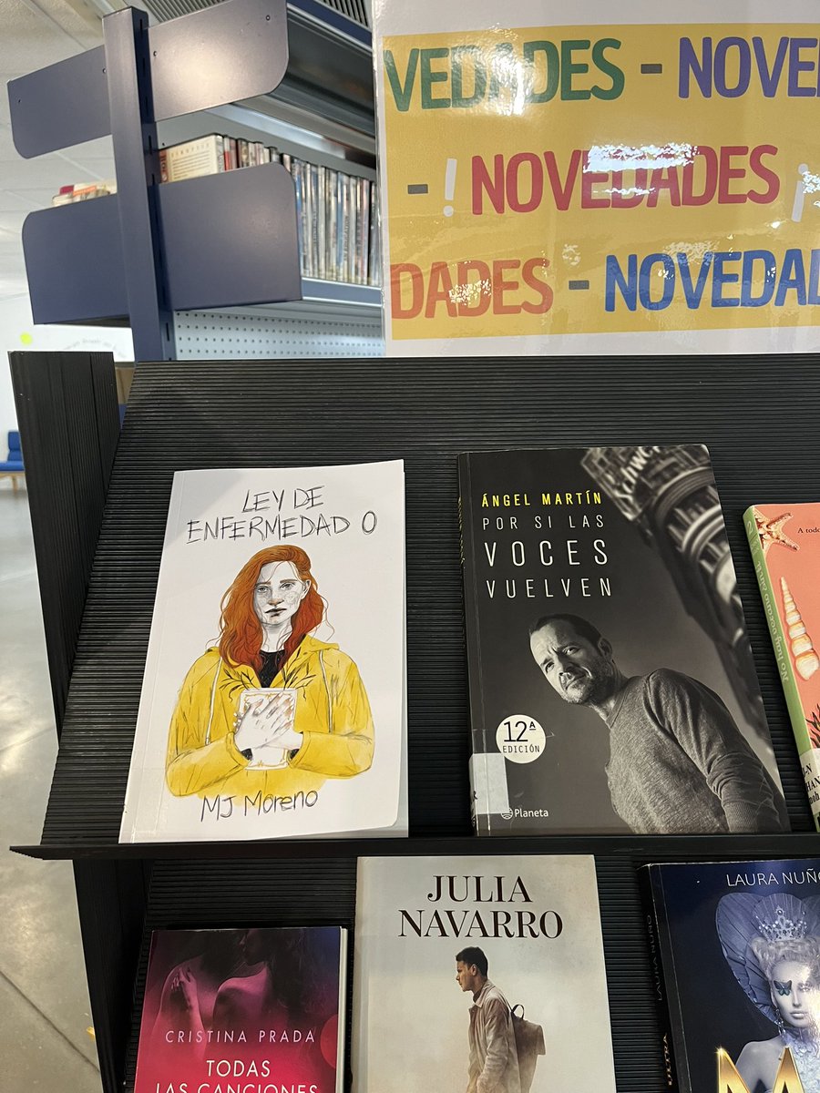 Se me saltan las lagrimas de emoción cuando veo mi libro en las bibliotecas de Velilla de San Antonio y Guadalajara. Que cualquier lector tenga acceso a él es importante y emotivo para mí. No todos pueden comprar libros. Las bibliotecas son espacios seguros y de encuentro 😍
