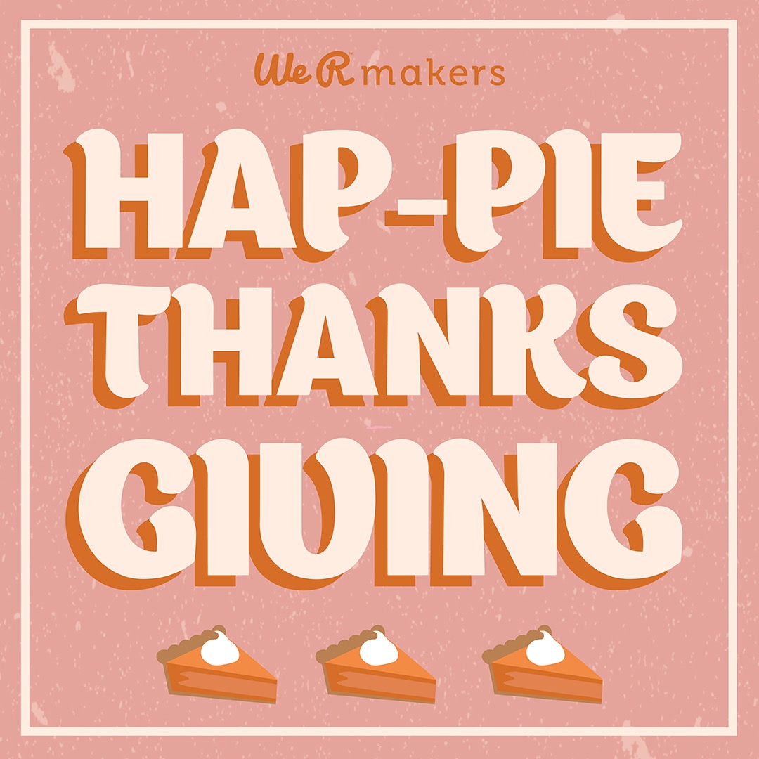 wermemorykeeper's tweet photo. We wish you all a very Happy Thanksgiving!! π¦π π₯§
#wermakers #craft #makersgonnamake #diy #doityourself #maker #craftersofinstagram #makeallthethings #makerforlife #craftsupplies #papercrafts #scrapbooking #scrapbooksupplies #handmadecards #cardmaking https://t.co/Tr9pFMGEXi