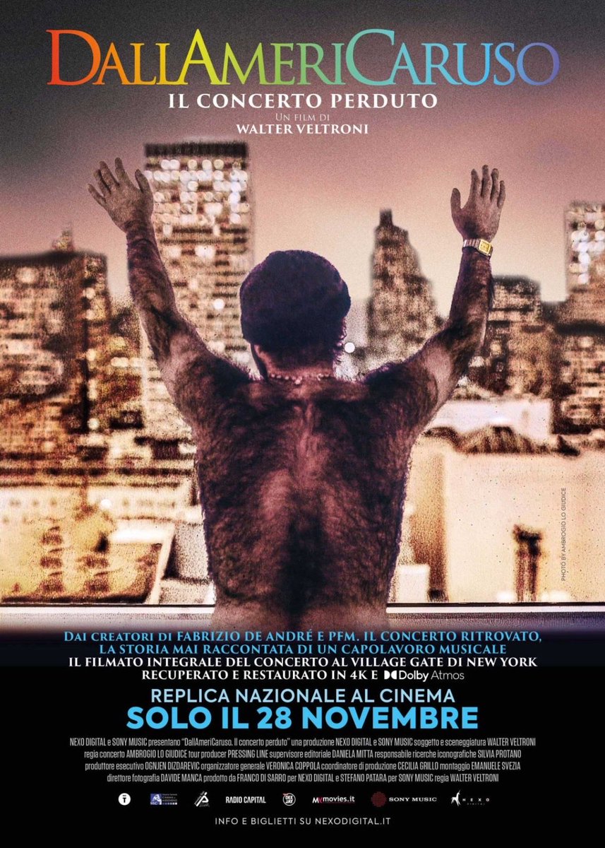 Il 28 novembre di nuovo nei cinema. #luciodalla