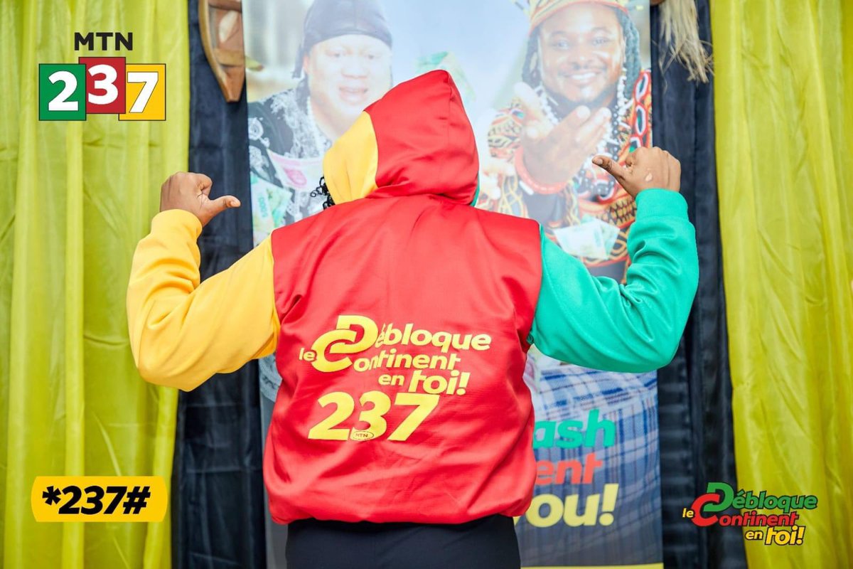 MTNCameroon's tweet photo. Y'ello!
Collectez-vous, Collectez-vous! 
Débloquer le continent, c’est aussi encourager nos créateurs locaux. 💪🏾💪🏾💪🏾

@enjoyyourselfcm a fait le son.✨😎

N'oubliez pas, cette fin d'année, c'est 1 #Milliard à partager dans tous le Continent.

#MTN237
#DebloqueLeContinentEnToi https://t.co/mqUBkGR4Fc