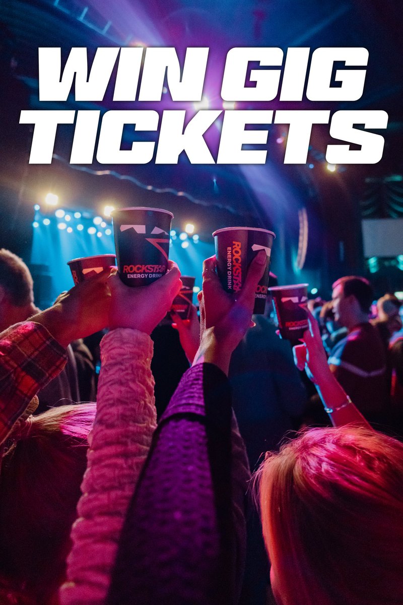 ⚡ Who wants gig tickets to their fav artist? 🎶

We're giving away the chance for you and a friend to enjoy a gig at any of your local O2 Academy venues across the UK 🔥

To enter ⤵️
👉 Like &amp; RT
👉 Follow <a href="/Rockstar_Energy/">Rockstar Energy</a>
👉 Tag a friend to go with

T&amp;Cs below - good luck 🙌