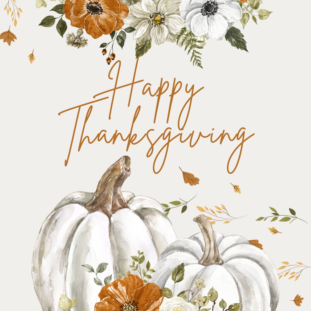Wishing you a Happy Thanksgiving filled with warmth, love, and gratitude! We are incredibly thankful for your support and friendship throughout the year. Happy Thanksgiving! 🍂🦃🥧❤️

#HappyThanksgiving #Gratitude #Thankful #FamilyandFriends