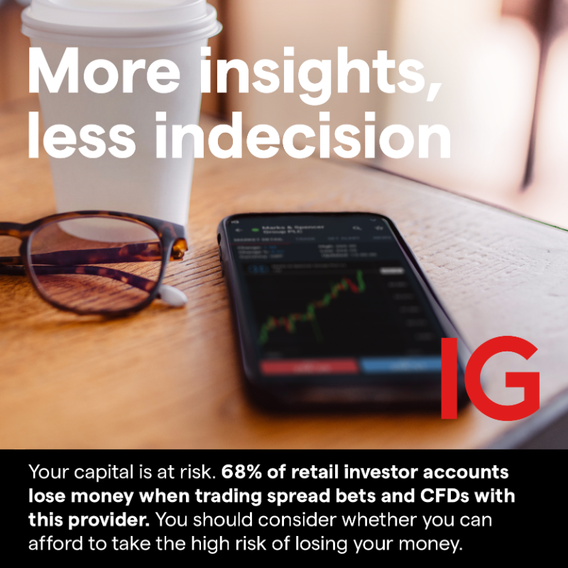 IGcom's tweet photo. In trading, you don't get more by settling for less. Choose the UK's No.1 (by number of primary trader relationships, Investment Trends Leveraged Trading Report, May 2023). 

Capital at risk. 68% of retail CFD and spread bet accounts lose money.