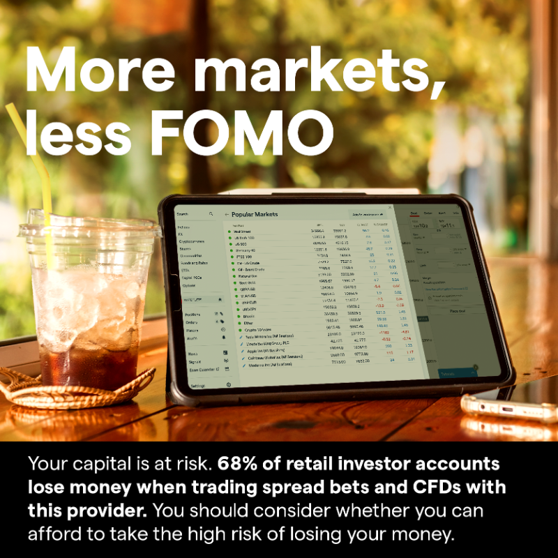 IGcom's tweet photo. In trading, you don't get more by settling for less. Choose the UK's No.1 (by number of primary trader relationships, Investment Trends Leveraged Trading Report, May 2023). 

Capital at risk. 68% of retail CFD and spread bet accounts lose money.