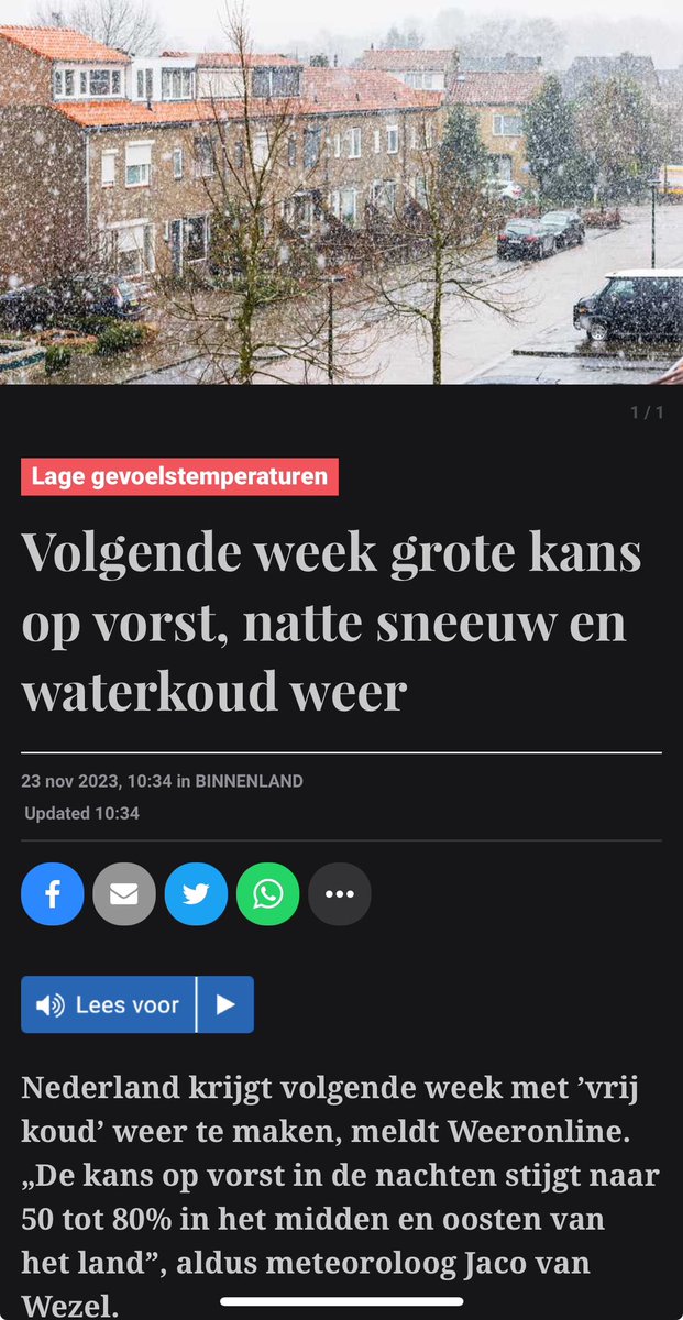 AndyvanderStouw's tweet photo. Schuil waar het kan! Het gaat beginnen… 🥶 ❄️ https://t.co/PvY8nKART3