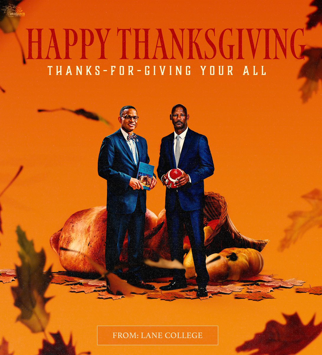 Grateful hearts and full plates – Happy Thanksgiving! #GoDragons🐉