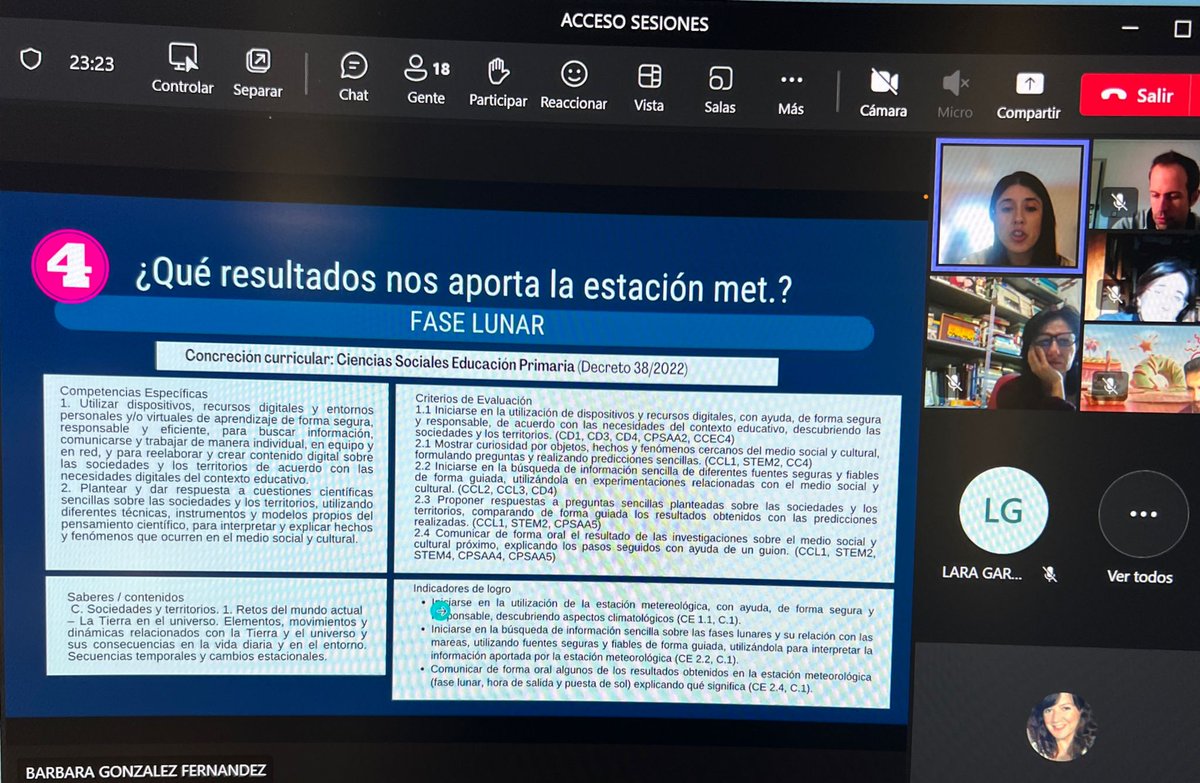 cfiemiranda's tweet photo. 2️⃣ Sesión 'CoDiCe TIC: Situaciones de aprendizaje con estaciones meteorológicas' con @KleinBarbaraa 

💨 🌡️📈  Continuamos explorando las posibilidades didácticas de las estaciones meteorológicas. 

#tiCyL
#formaciónCyL 
#CompDigEdu_CyL https://t.co/YLnSPD6alr