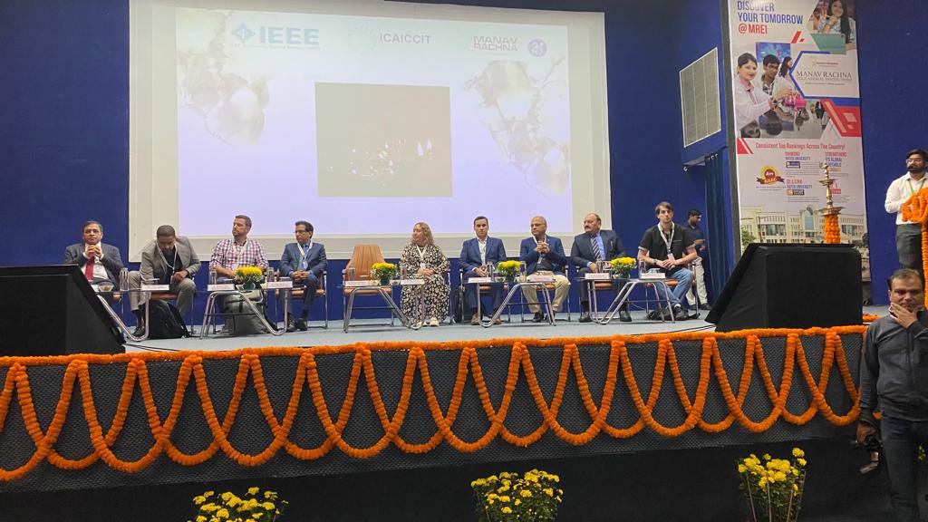 IEEE ICAICCIT-2023, Delhi. Amazing day, treated like a Queen. As keynote speaker I got to shoot a gun, ride a golf buggy and plan a tree! Thank you for inviting me @manavrachna University, it was a pleasure