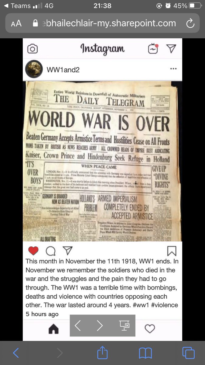 lharte_'s tweet photo. Great work by 2nd yr students in @ClaregalwayColl who teamed up &amp; created #histagram posts for the November edition of our #thismonthinhistory display board.

#cbchistory #histedchatie https://t.co/OQsEcMeefN