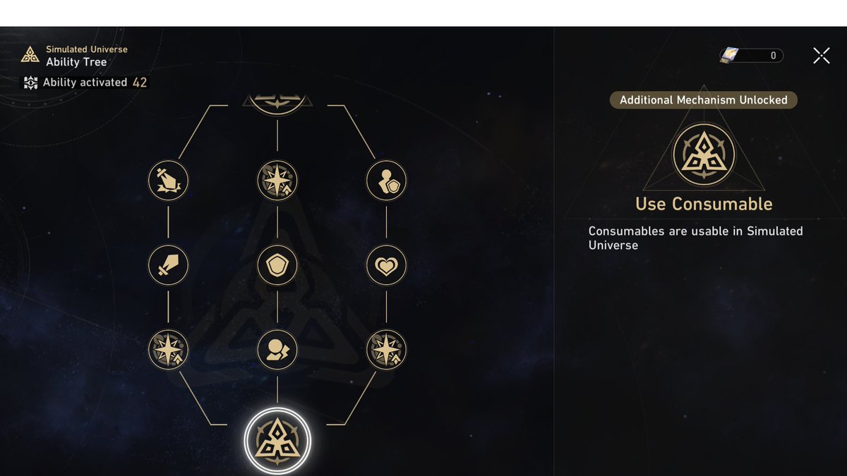 SuperPancakes10's tweet photo. Simulated Universe Ability Tree maxed out! https://t.co/MSccqmkIrJ