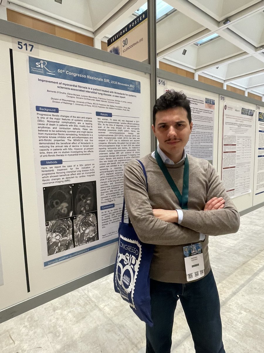 donofriobern's tweet photo. Here my 3 posters at @CongressoSir 2023. 

We talked about #nintedanib in myocardial fibrosis in #systemicsclerosis and prediction of response to treatment in #rheumatoidarthritis patients through a #SLR.

@SIRreumatologia 
@SIRyoung_IT https://t.co/FqBD9BjYNS