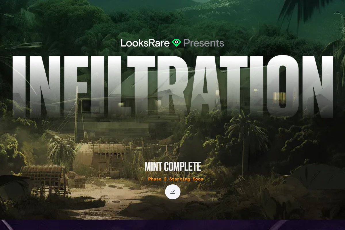 剛剛去MINT了2隻 Agent 要參加 <a href="/LooksRare/">LooksRare</a> 的新遊戲
總量全部mint完畢 獎池目前425E🩷

簡單來說就是大逃殺 看誰撐到最後獎金越多
不過你的角色會隨機受傷 必須治療 不然就掛了
這次如果能撐到最後獎金真的不少阿!!!

$looks 都準備好了 來吧!