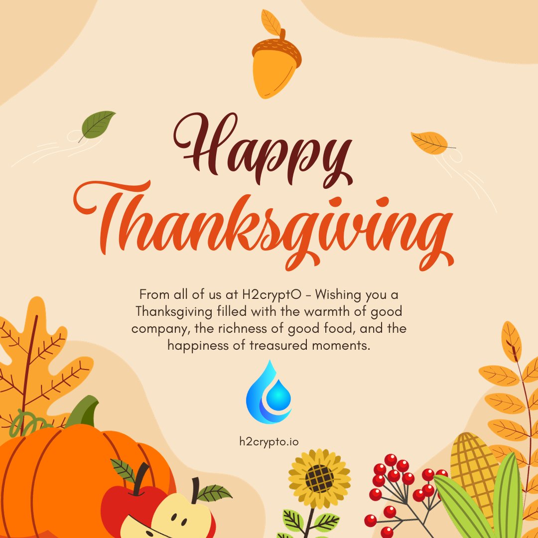 h2exch's tweet photo. #h2crypto #cryptocurrency #HappyThanksgiving https://t.co/Wa1iKtMhLs