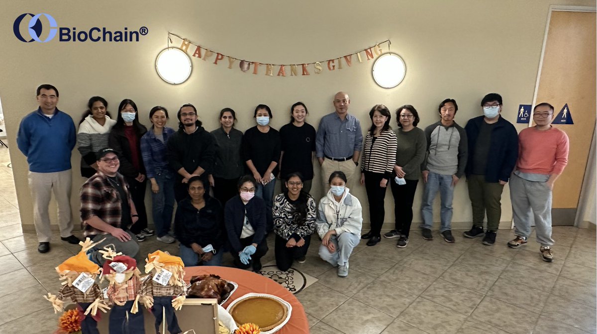 BioChain's tweet photo. BioChain Institute, Inc. wishes you and your family a Happy Thanksgiving! 

#happythanksgiving #thankful #biochain https://t.co/f6yuHAMumj