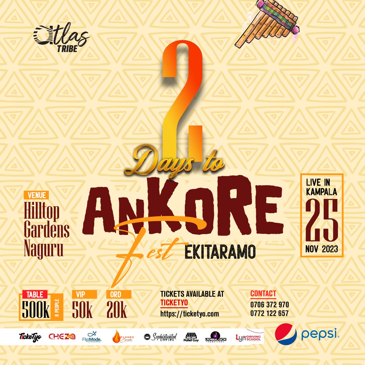 tell all your exs that on Saturday we go party😌

it's a Ekitaramo festival for you
#Ankolefest
