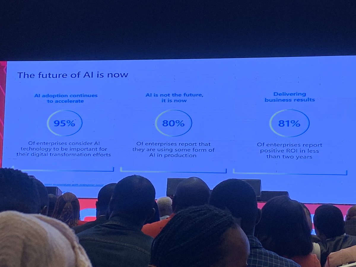 Akym__Tobi's tweet photo. Day2 was an absolute success at the #ZenithTechFair βοΈ
The future of generative AI is now! β
π―
Thanks to @ZenithBank for organizing this wonderful event π
See you next year
#Datafam
#ZenithTechFairDay2 https://t.co/3XC0xJWfOa