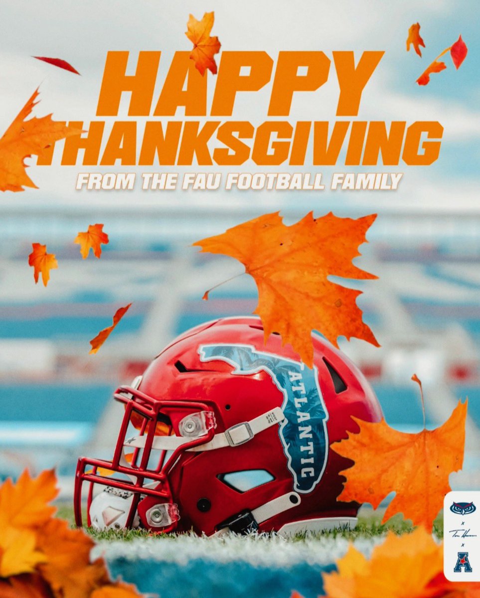 Happy Thanksgiving! So much to be thankful for. Let’s take today to remember how blessed we are! 

Go Owls🦉
#TriCountyTakeover