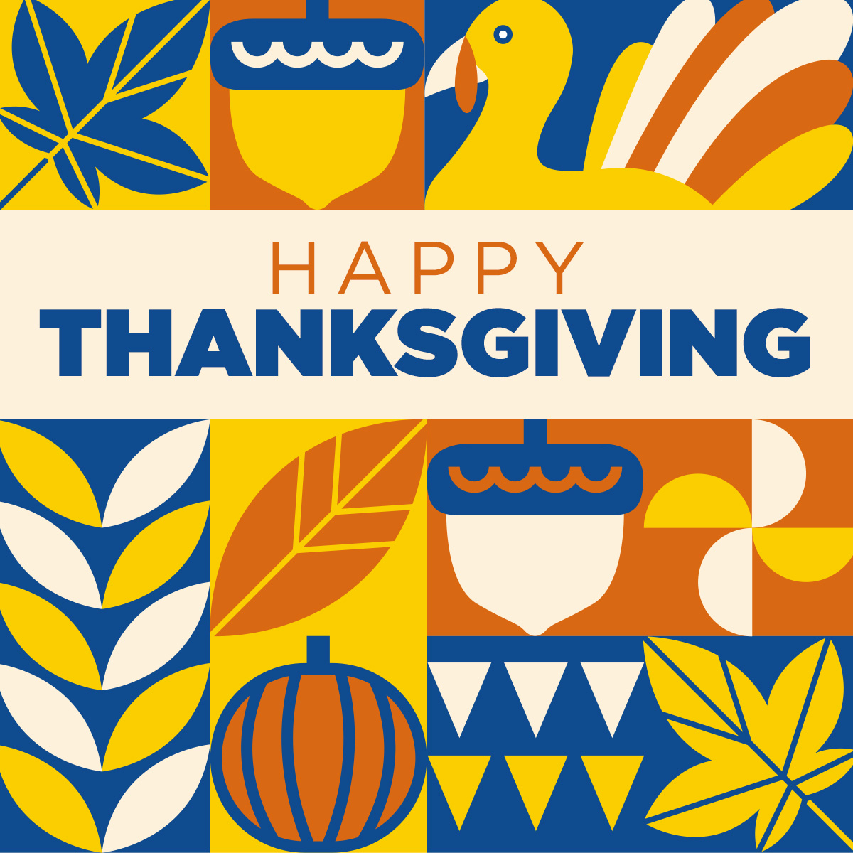 On this special day for giving thanks, we are grateful for our Nation's service members, military spouses, veterans and their families. Wishing all a wonderful #Thanksgiving!