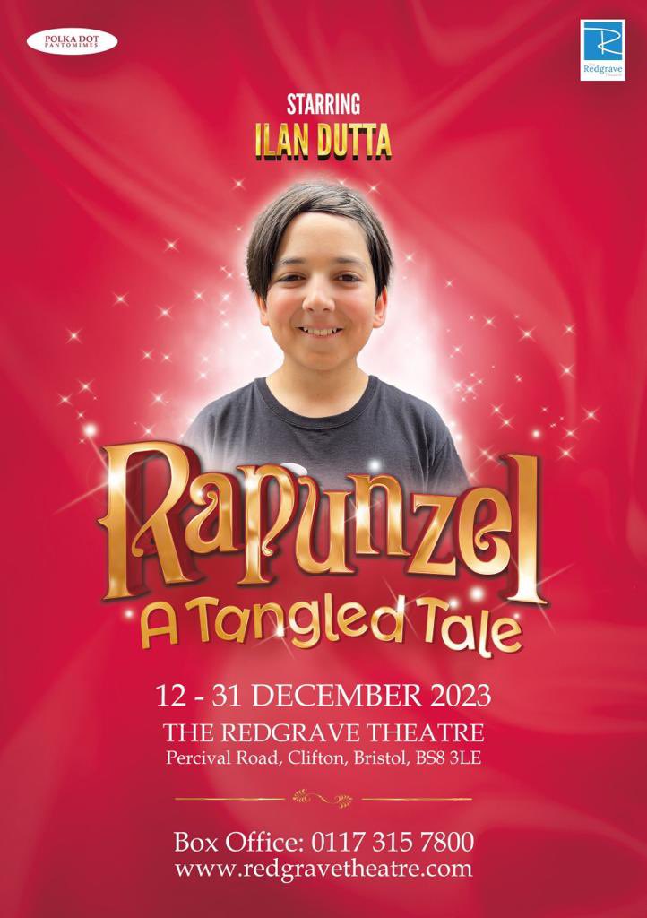 Super proud of ex-Gastrells pupil Ilan, who is performing in Rapunzel A Tangled Tale in Bristol. Huge good luck to this shining star🌟