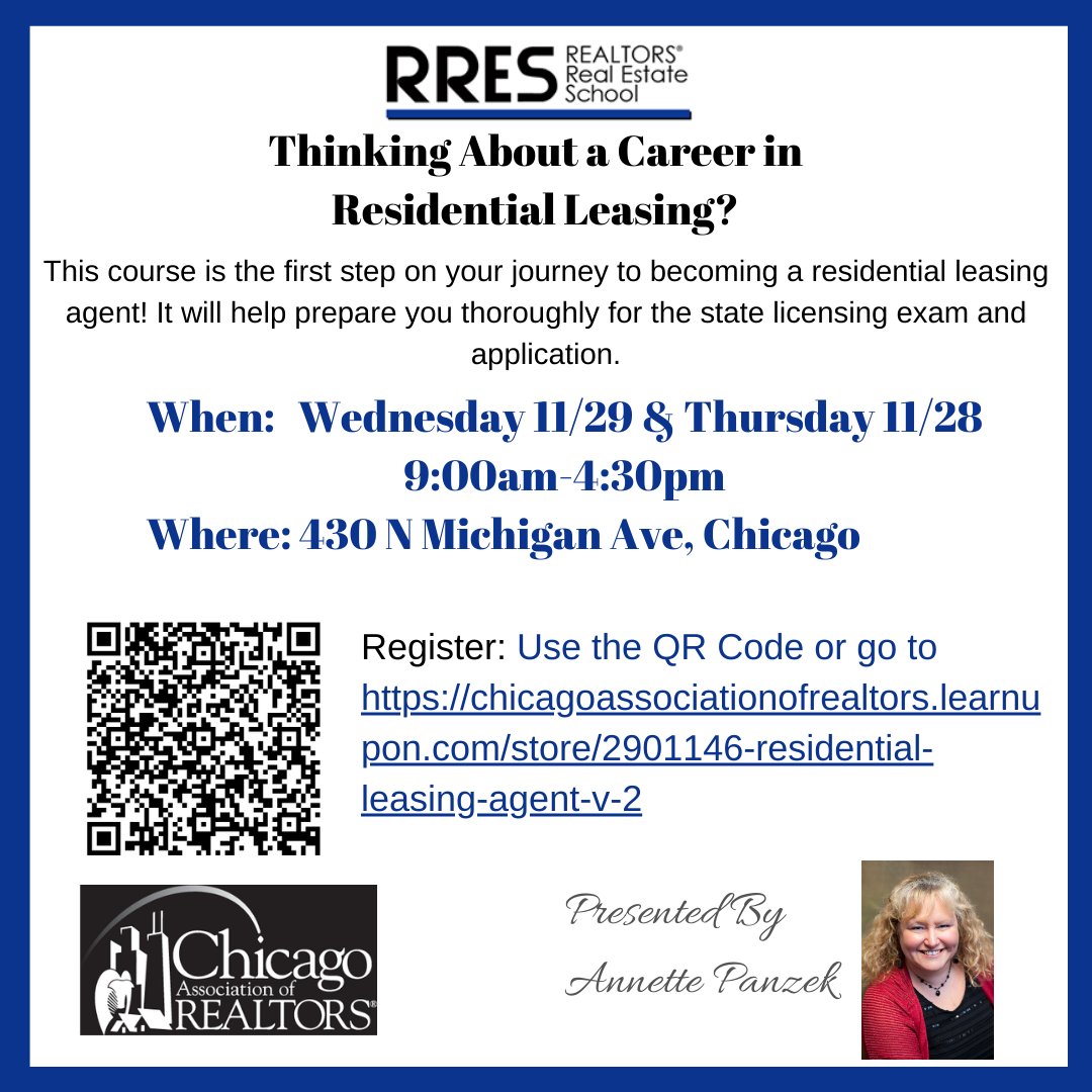 netakey's tweet photo. Thinking About a Career in Residential Leasing? This course is the first step on your journey to becoming a residential leasing agent! It will help prepare you thoroughly for the state licensing exam and application. Register: Use the QR Code or go to https://t.co/vKjLjfHh1n https://t.co/4wl8UBkwXe