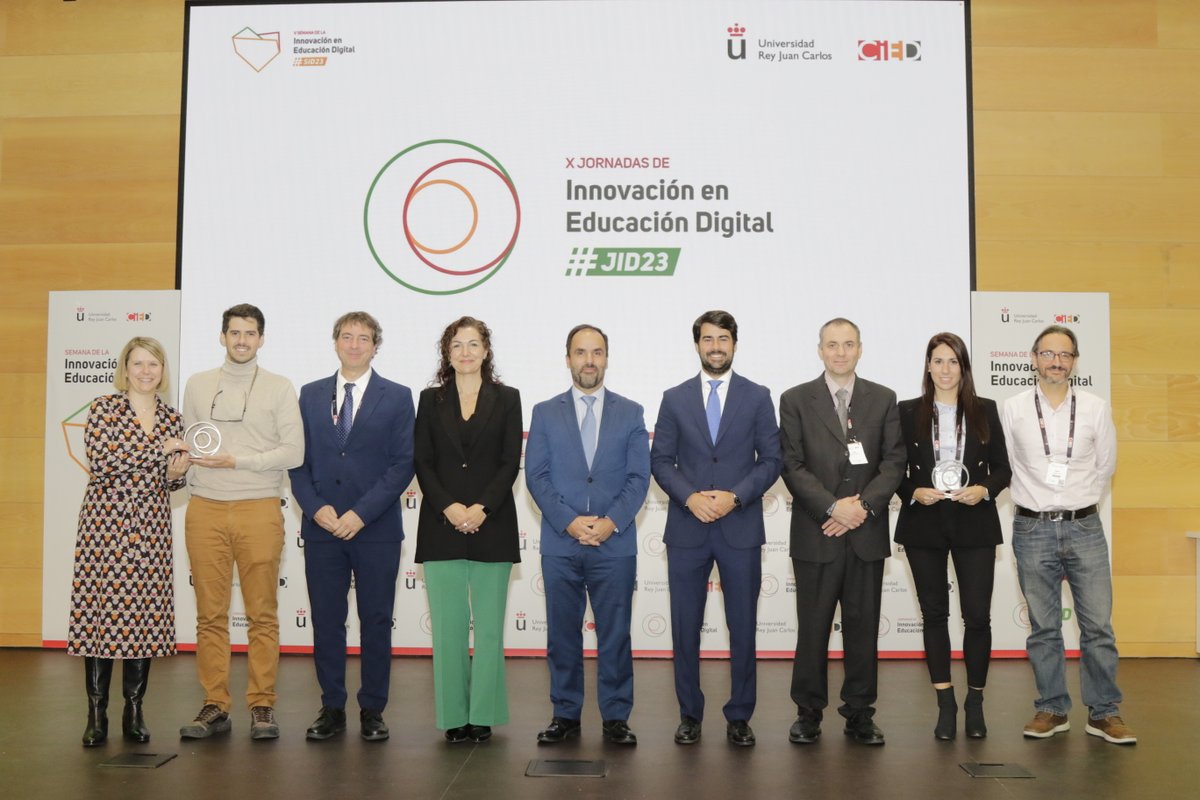 URJConline's tweet photo. ¡Enhorabuena a los premiados en el #premioPI 2023!!
#SID23 https://t.co/FXxQjZ08iv