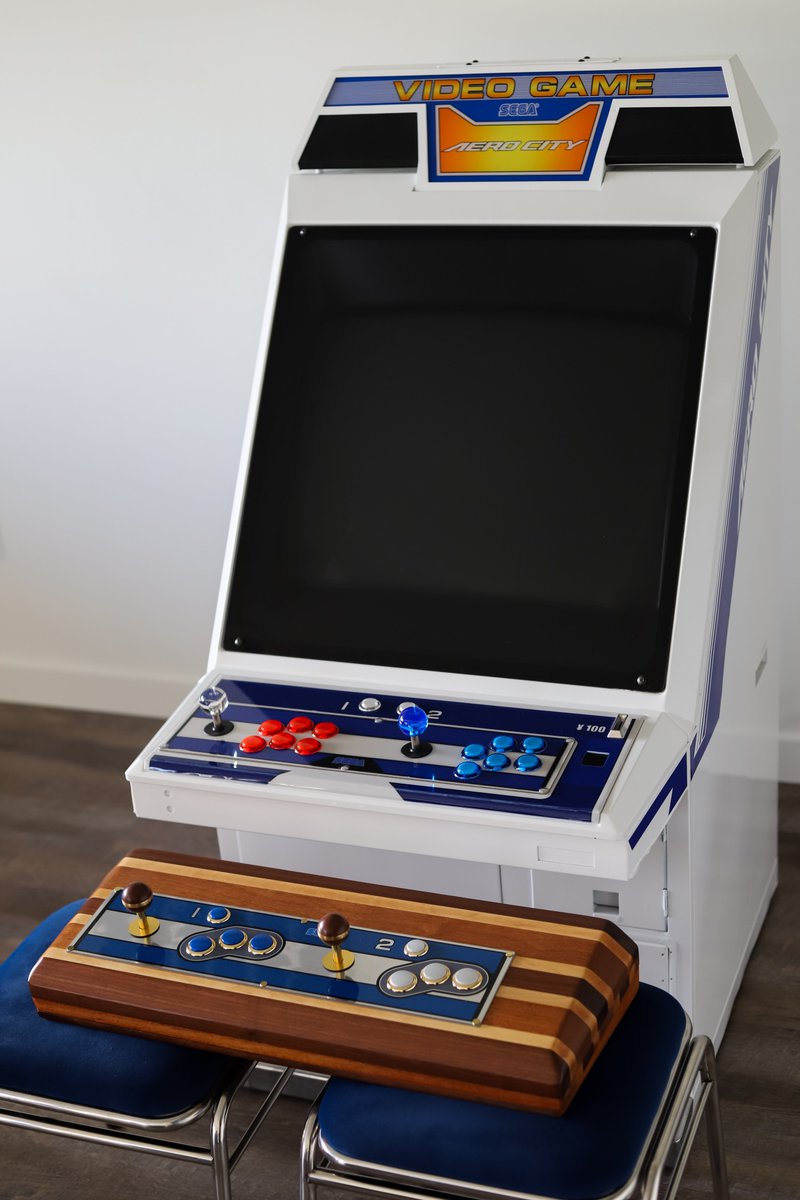 ForgottnAmusmnt's tweet photo. #SEGA #Arcade #自宅ゲーセン #gp2040 #usb2db15 #CoinOpCollectionKrew 🧵7

@seimitsuJOY - arcade sticks @sanwadenshi - buttons @goldenlever - Ball tops & dust covers (under the hood: @raspberry_pi pico (x 2) running  @TheTrain24 and team GP2040CE @hoagtech aero support :-)
repro cp by Rafael Tamanini