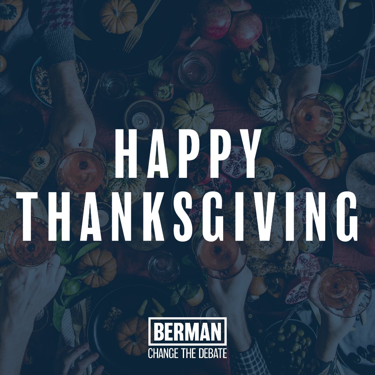 Thankful for our team, our clients, and the journey ahead. Happy Thanksgiving from Berman and Company!