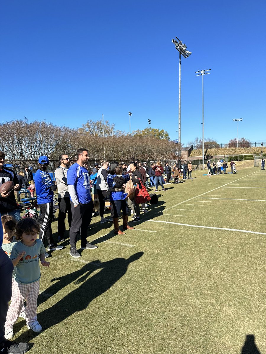 Sidelines are packed with #Dukefam see