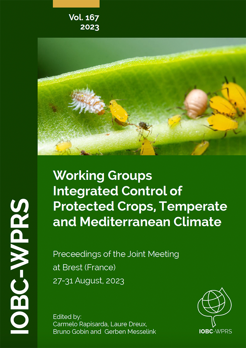 Recently published, IOBC-WPRS Bulletin Vol. 167, 2023: WGs “Integrated Control of Protected Crops, Temperate and Mediterranean Climate”. 
Preceedings, Joint Meeting at Brest (France), 27-31 August, 2023. iobc-wprs.org/product/iobc-w… (free for members)
#IPM #BioControl