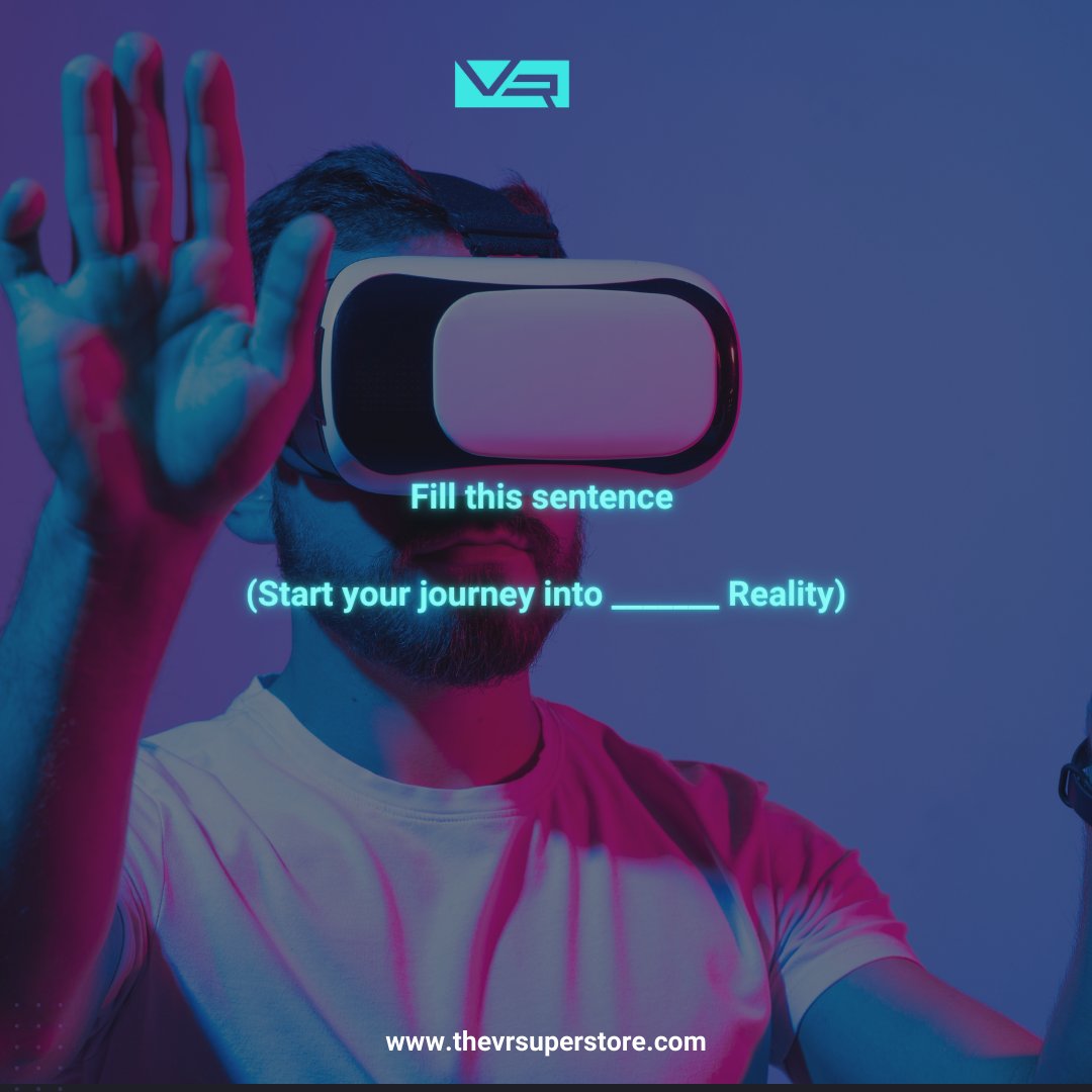 thevrsuperstore's tweet photo. Complete the sentences above and write your answers in the comments below.

hint : The answer can be found on The VR Superstore's website.

#TheVRSuperstore #VRheadset #VRgame #game #riddles https://t.co/kD0HWxhj1h