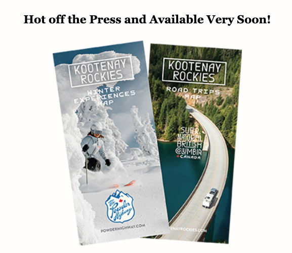 kootrocks (@kootrocks) on Twitter photo Get on the early bird mail out list of our new Road Trips & Winter Experiences Map-Brochure.
Available December 1 - Email your mailing address today!
Email: Info@KootenayRockies.com
(We'll also include a Powder Highway sticker) Get on the early bird mail out list of our new Road Trips & Winter Experiences Map-Brochure.
Available December 1 - Email your mailing address today!
Email: Info@KootenayRockies.com
(We'll also include a Powder Highway sticker)