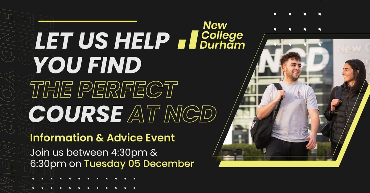 Need some help deciding what to study? 🤔 Join us at our upcoming Information & Advice Event on Tuesday 5 December 👋🏻 meet our course tutors 📍 take a tour of where you'll be studying 😌 get peace of mind and secure your application Sign up now 🔗 orlo.uk/0HQp6