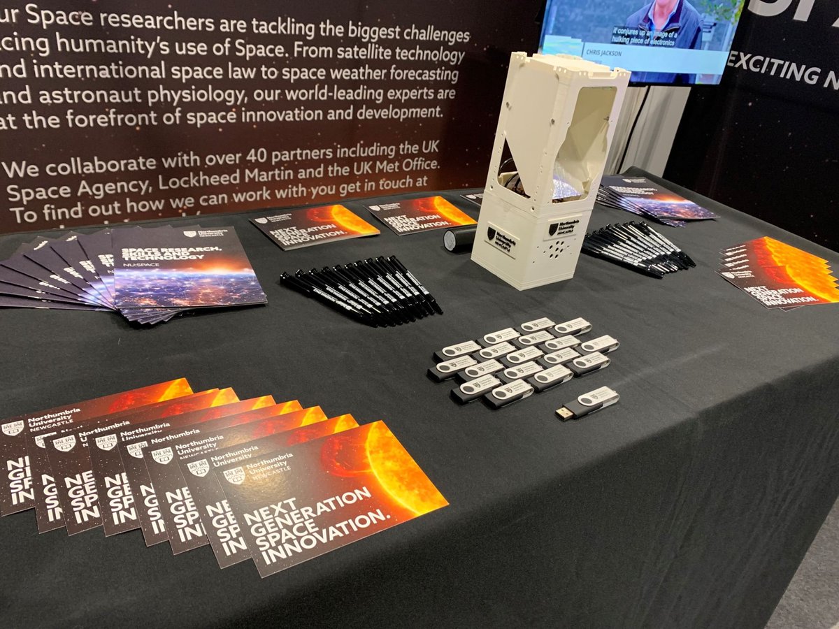 NorthumbriaUni's tweet image. It’s the final day of the @ukspaceconf! 🚀 
We’ve shared all things #SpaceNU, unveiled our £50M NESST Centre in partnership with @LockheedMartin and @spacegovuk and Eamon Scullion delivered a specialist talk on Space Agility. Discover more @ orlo.uk/RGGm3