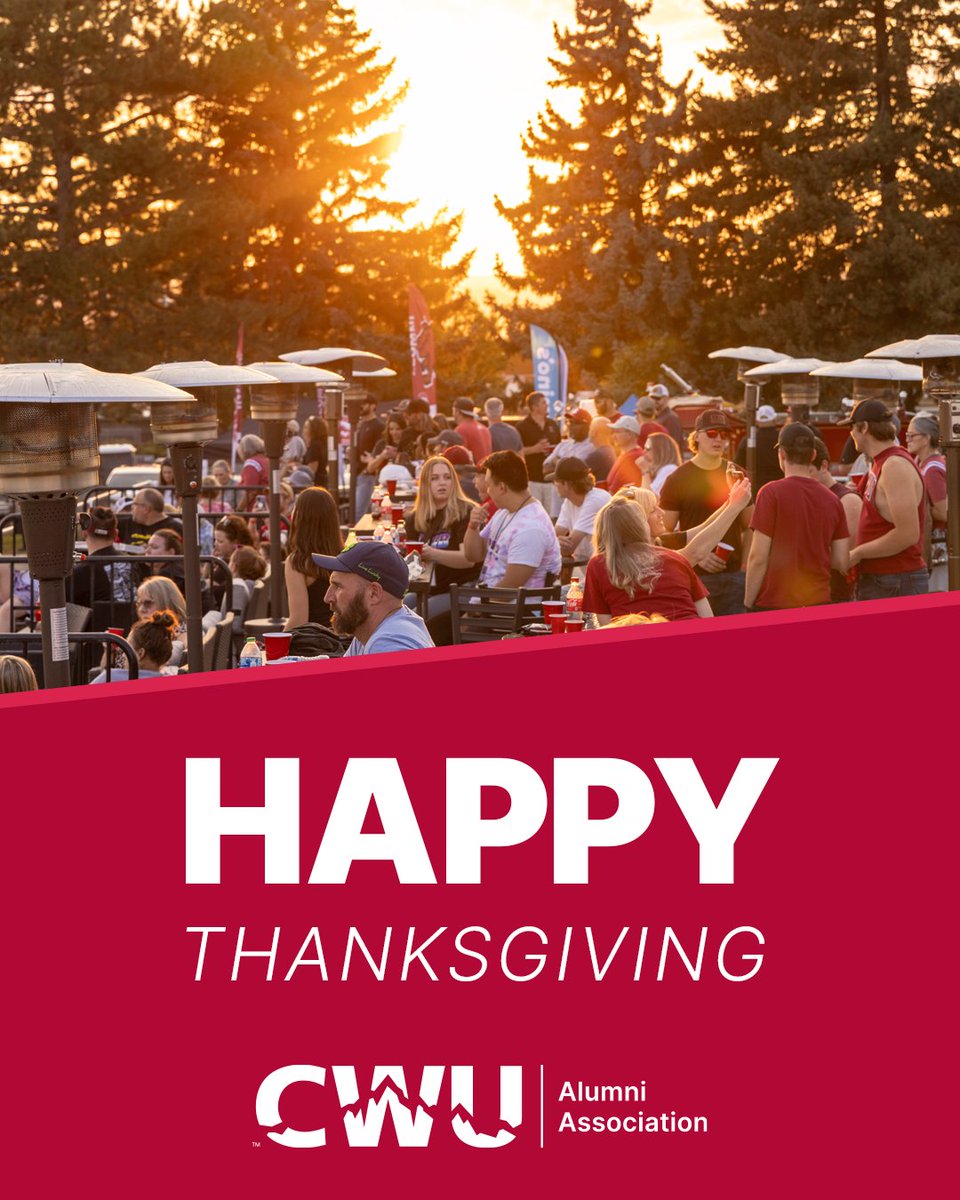 On this day of Thanksgiving, we wanted to express our gratitude for the Wildcat Family and all you do for CWU. Happy Thanksgiving to all!