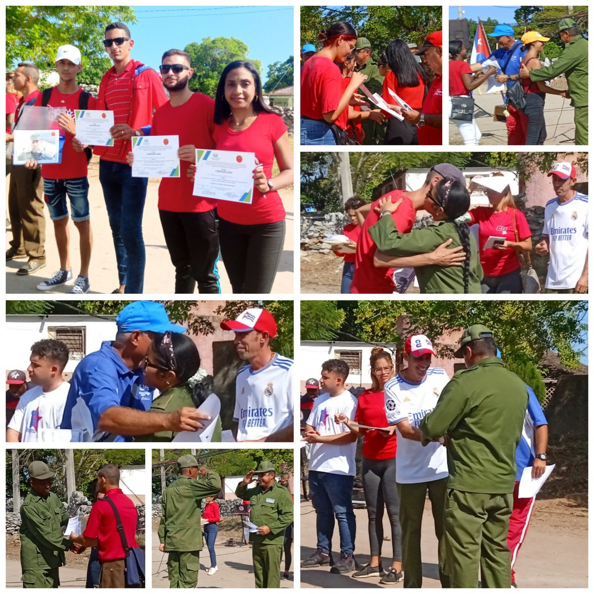 Con reconocimientos a los participantes en el XXIX Taller Regional Científico de Educación Patriótica Militar, en la XV Comprobación Nacional al Control Interno, instituciones y entidades por apoyar el desarrollo del Bastión, queda concluido el Bastión Estudiantil Universitario