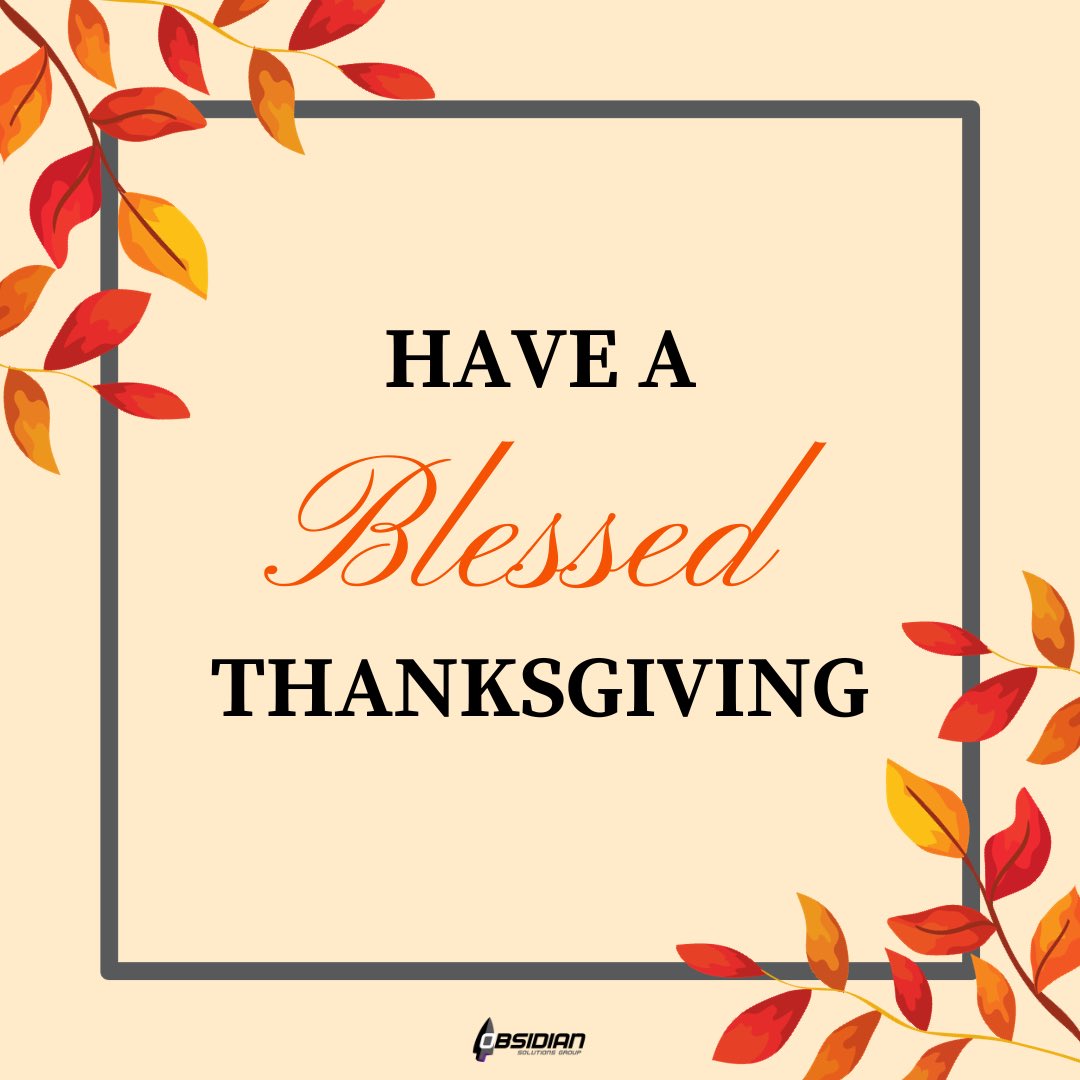 Team OSG wishes everyone a Happy Thanksgiving!
#Thanksgiving #givethanks #grateful #TeamOSG #federalcontracting