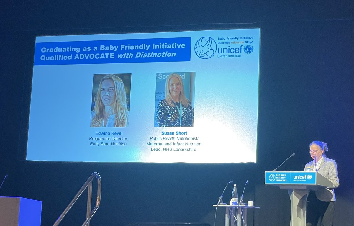 Super proud of @susan_short graduating as a Baby Friendly Advocate with Distinction! 👏🏻 congratulations! @UNICEF_uk @TrudiMarshall1 @wobblesabout @SPHTowers @NHSLanarkshire